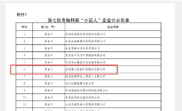 恭喜！！！！不用等智能荣获专精特新“小巨人”荣誉